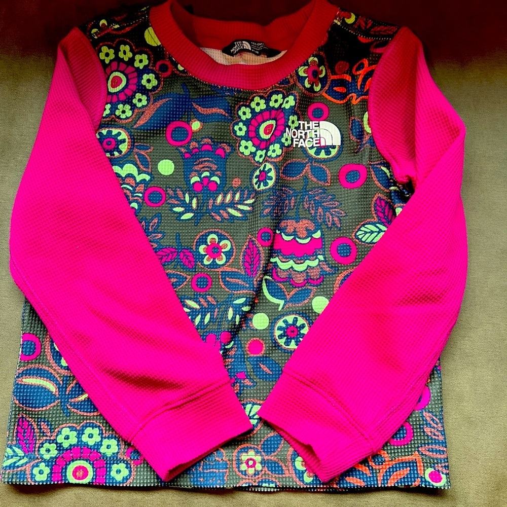 The North Face base layer girls top 4T